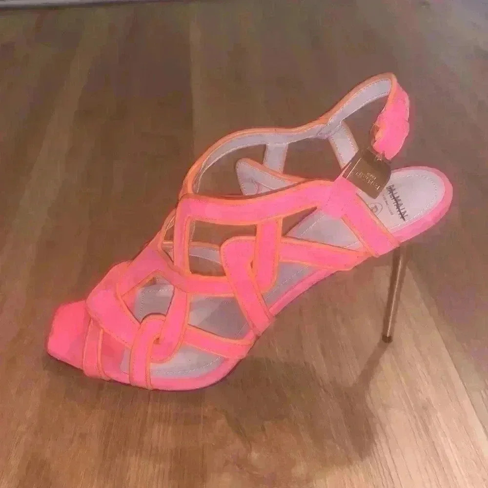 Balmain Urania Suede Sandals - Picture 9 of 16